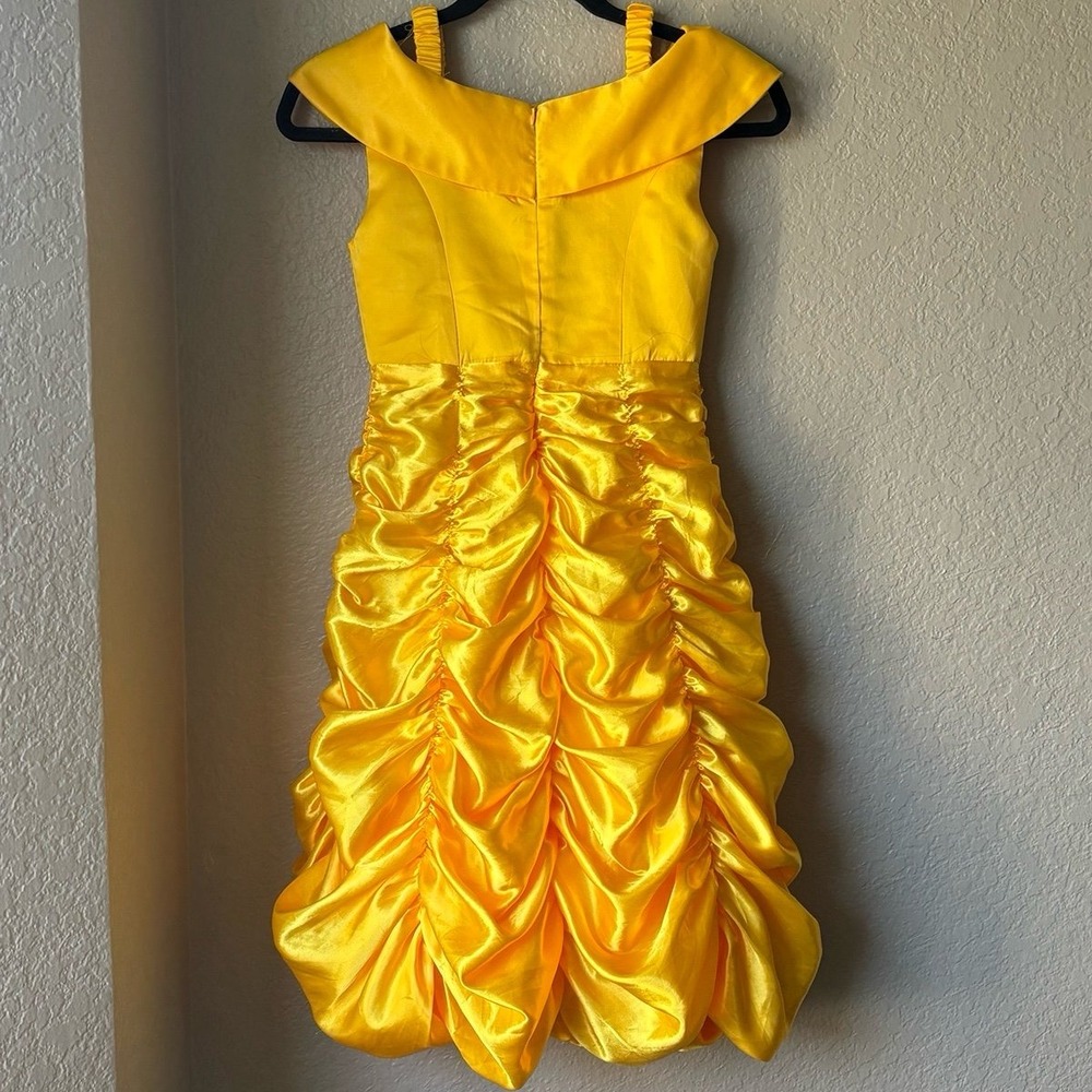 JERRIS APPAREL Belle Costume Halloween Dress, Kids Size 7-8 years old - Picture 2 of 11